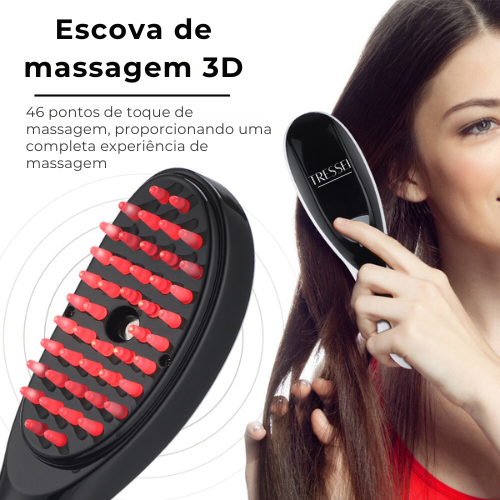 Escova Tressei Scalp LED