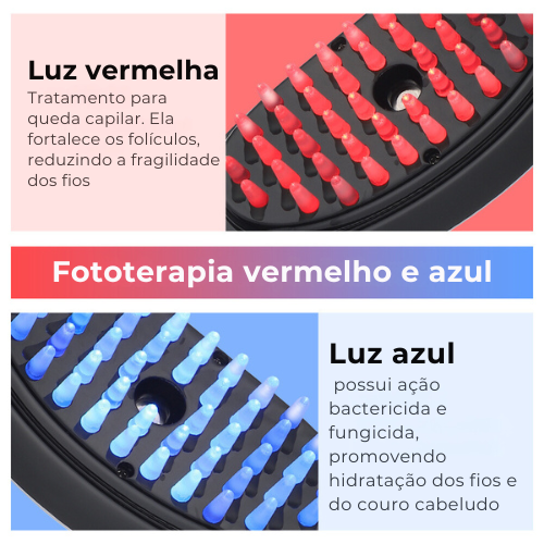 Escova Tressei Scalp LED