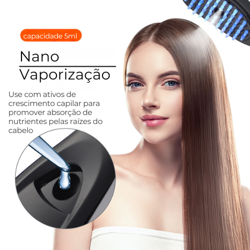 Escova Tressei Scalp LED